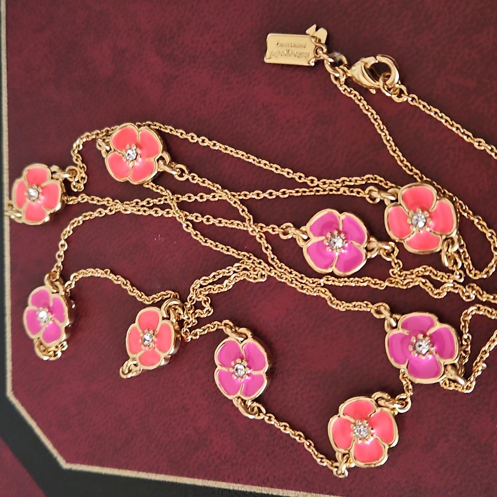Kate Spade Floral Necklace.